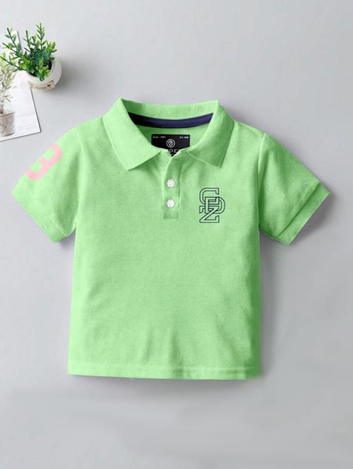 boys solid short sleeves polo t-shirt - 21281970 - Very Small Image - 1