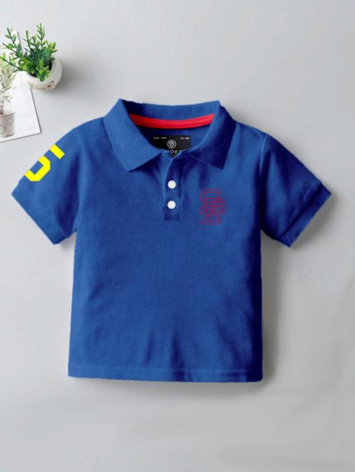 boys solid short sleeves polo t-shirt - 21281972 - Very Small Image - 1