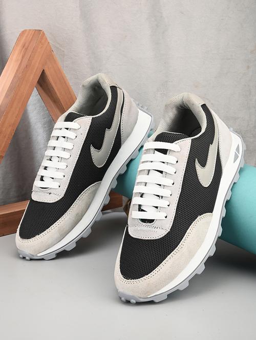 grey mesh lace up shoes - 21283811 - Very Small Image - 1