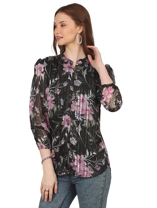 women floral printed regular shirt - 21283857 - Very Small Image - 1