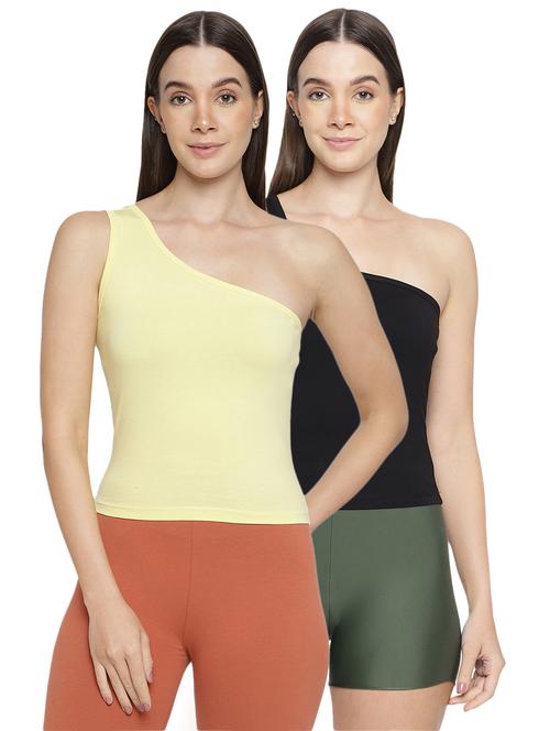 women pack of 2 solid camisoles - 21291713 - Very Small Image - 1