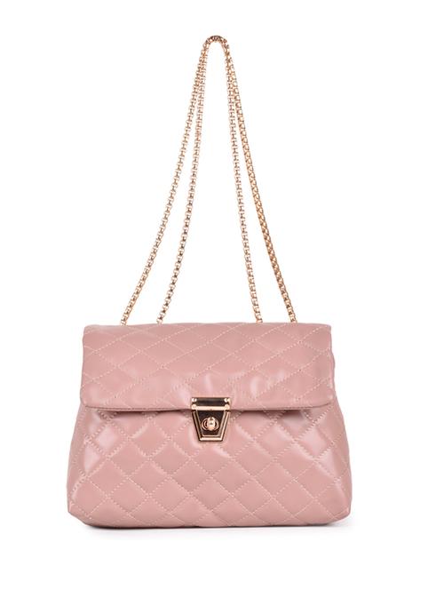 pink leatherette sling bag - 21296629 - Very Small Image - 1