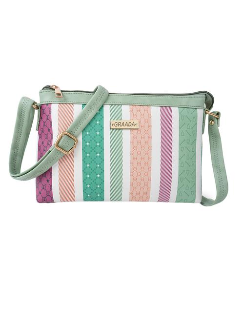 green leatherette sling bag - 21296660 - Very Small Image - 1