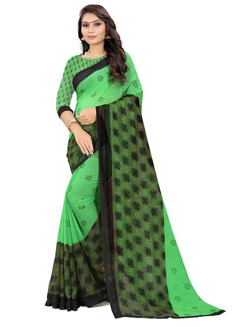women printed saree with blouse - 21298955 - Very Small Image - 1