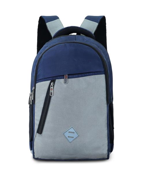 men color block laptop backpack - 21301151 - Very Small Image - 1