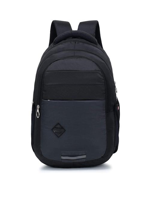men solid laptop backpack - 21301190 - Very Small Image - 1