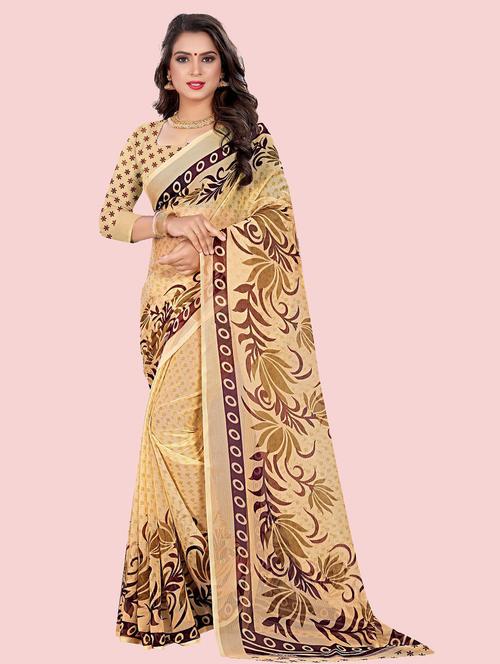 women printed saree - 21303287 - Very Small Image - 1