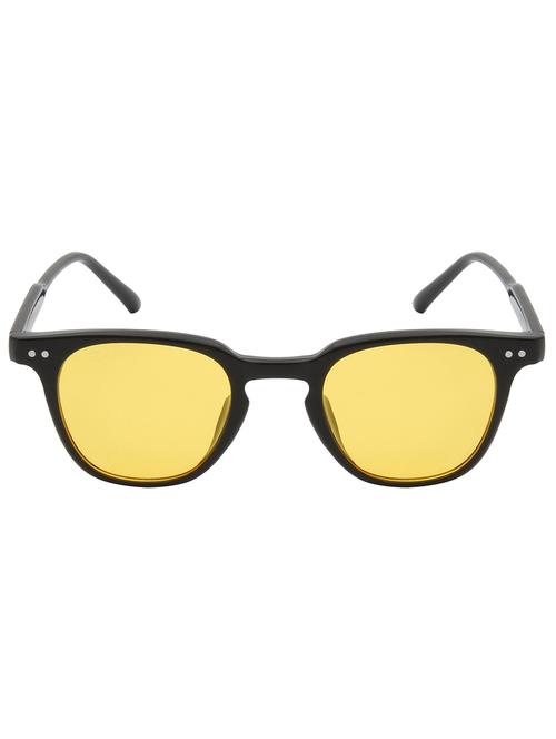 ted smith yellow wayfarer sunglasses for men women | half rim & acetate frame | small to medium face ( 52-18-145 ) - 21303729 - Very Small Image - 1