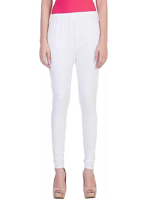 white cotton blend leggings - 21304903 - Very Small Image - 1
