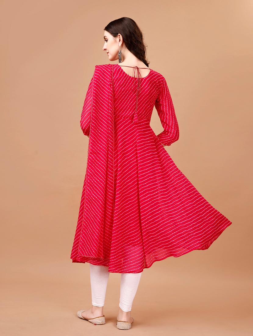 women pink round neck kurta dupatta set - 21308108 - Zoom Image - 3
