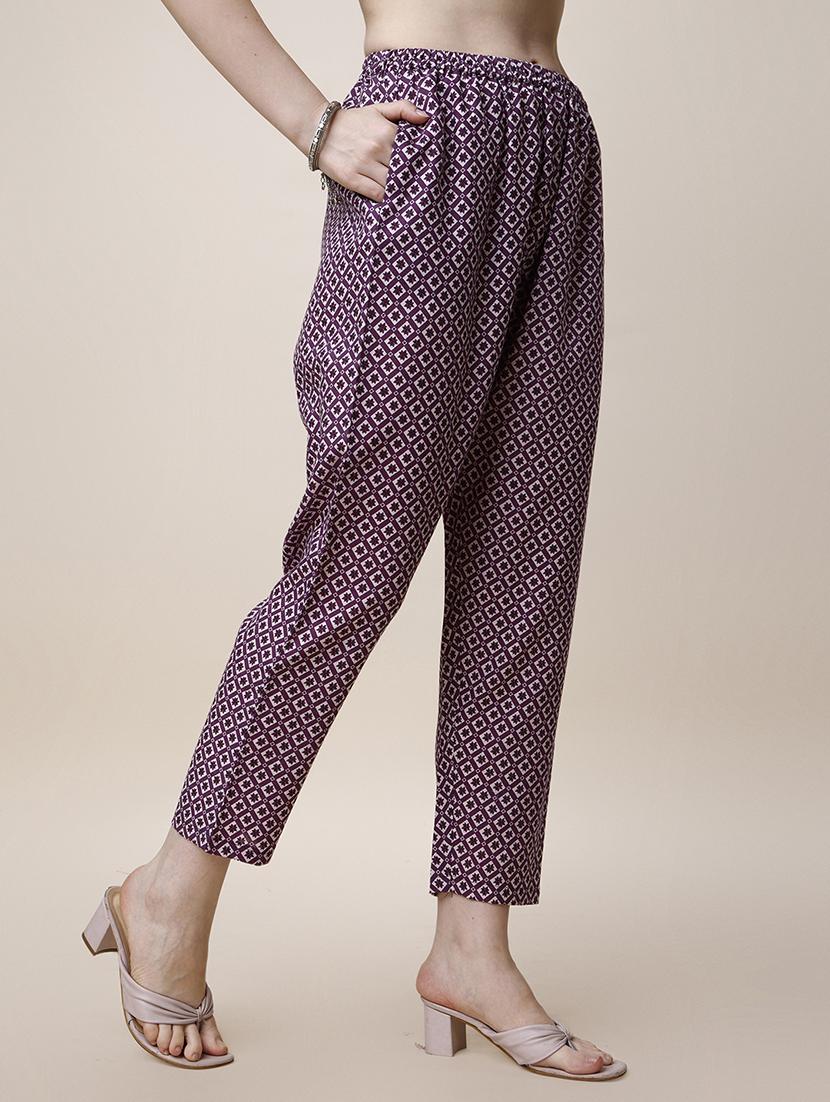 purple cotton kurta dupatta set - 21308981 - Standard Image - 3
