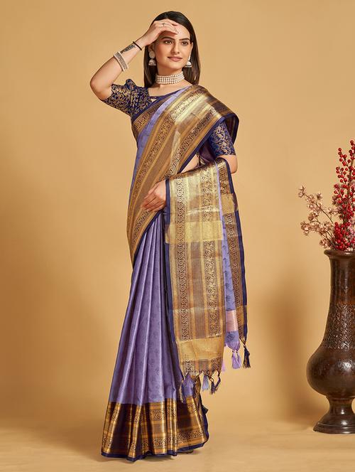 women self design banarasi saree - 21310249 - Very Small Image - 1