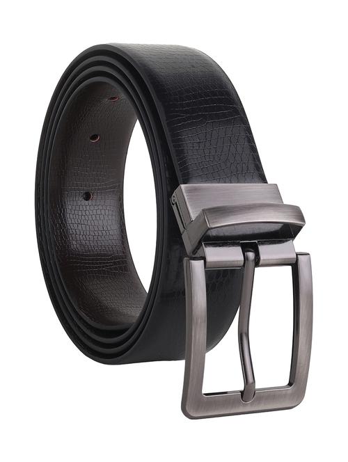black leather belt - 21313805 - Very Small Image - 1