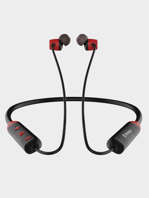 snapup musique b300 bluetooth wireless neckband (red) - 21316294 - Very Small Image - 1