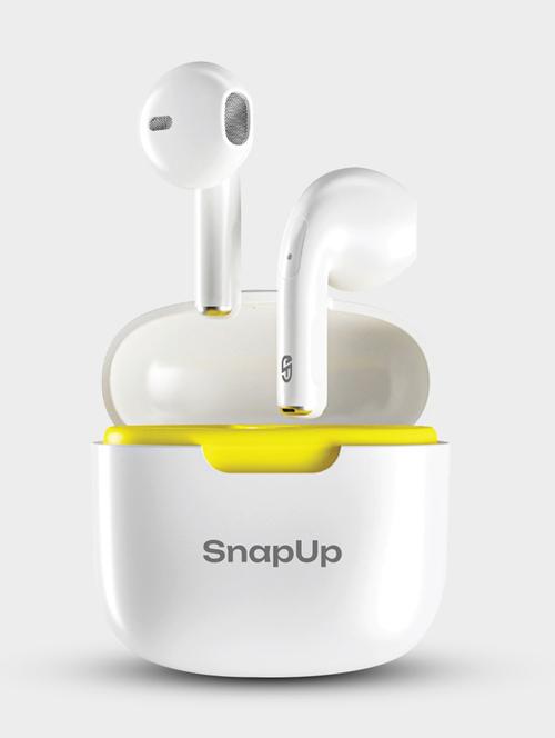snapup snapods c100 true wireless semi-in-ear earbuds (white) - 21316360 - Very Small Image - 1