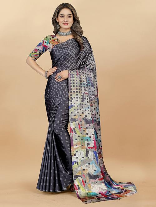 women printed saree - 21316517 - Very Small Image - 1