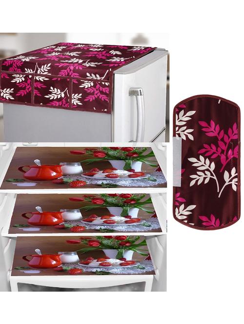 Set Of Printed Fridge Mats With Cover - 21320062 - Very Small Image - 1