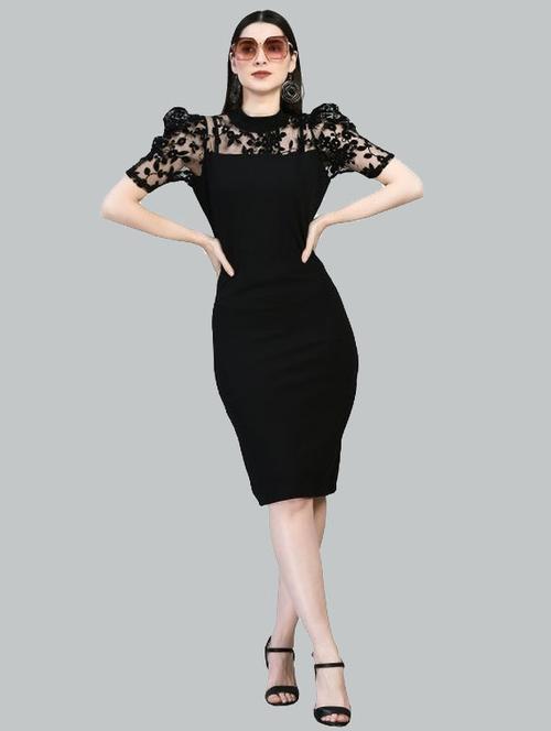 women black bodycon dress - 21322241 - Very Small Image - 1