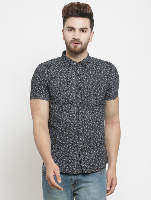 black printed casual shirt - 21324694 - Very Small Image - 1