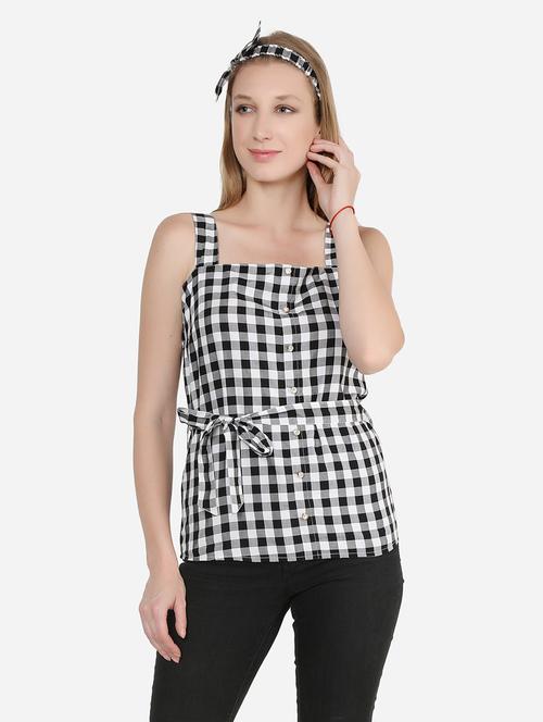 women black viscose regular top - 21324771 - Very Small Image - 1