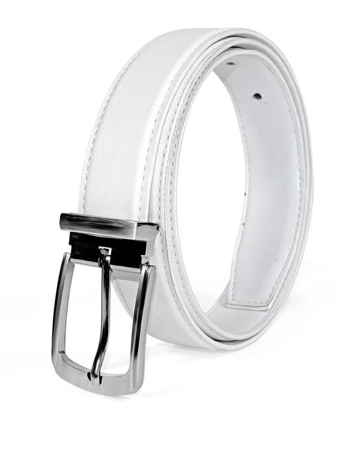 white leatherette belt - 21324788 - Very Small Image - 1