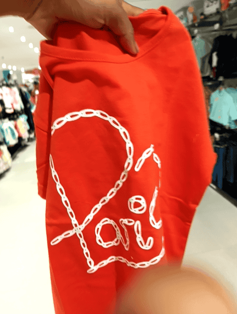 red cotton single jersey tshirt - 21325066 - Very Small Image - 1