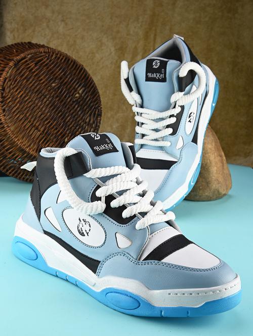 men color blocked lace up sneakers - 21325323 - Very Small Image - 1