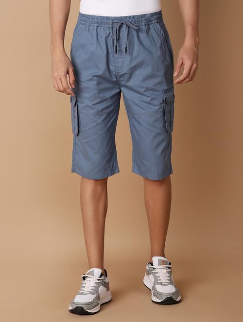 men mid-rise solid three fourth - 21332019 - Very Small Image - 1