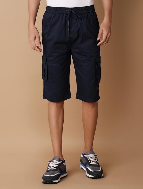 men mid-rise solid three fourth - 21332020 - Very Small Image - 1