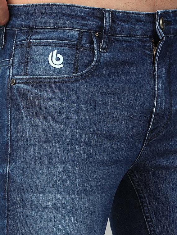 men mid rise plain jeans - 21334734 - Standard Image - 4