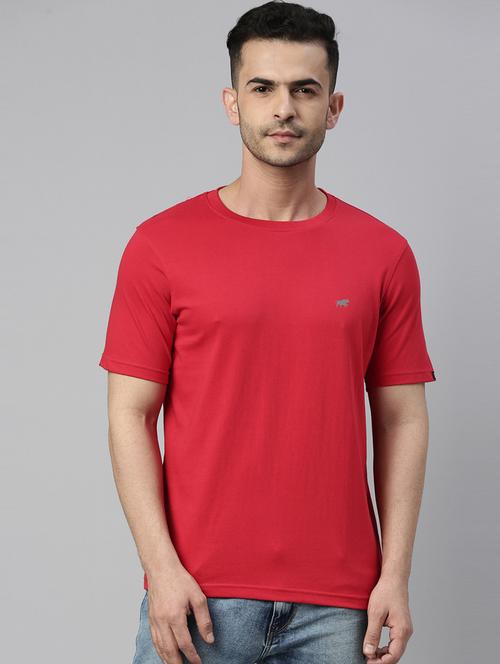 men round neck plain t-shirt - 21334885 - Very Small Image - 1