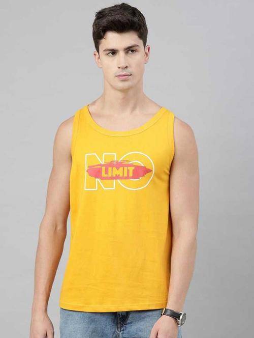 men printed sleeveless t-shirt - 21335156 - Very Small Image - 1