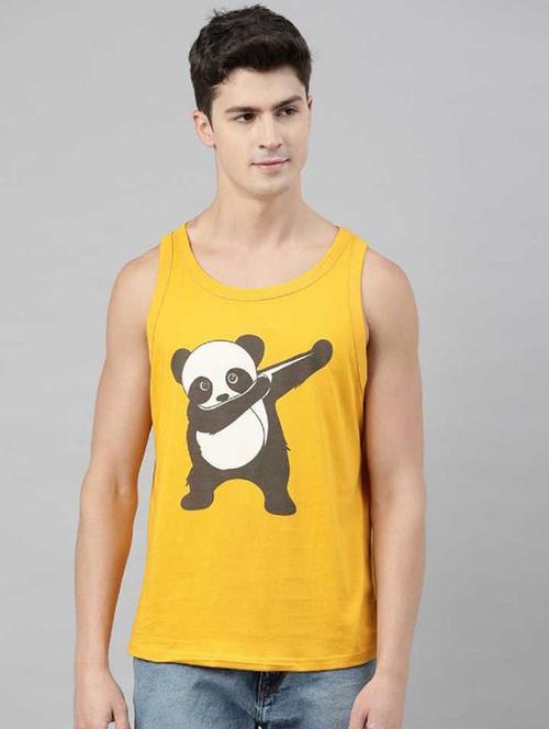 men printed sleeveless t-shirt - 21335158 - Very Small Image - 1