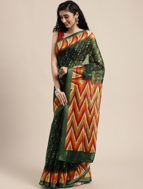 women printed saree - 21336500 - Very Small Image - 1