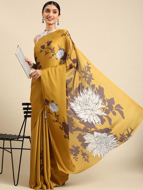 women printed saree - 21336563 - Very Small Image - 1