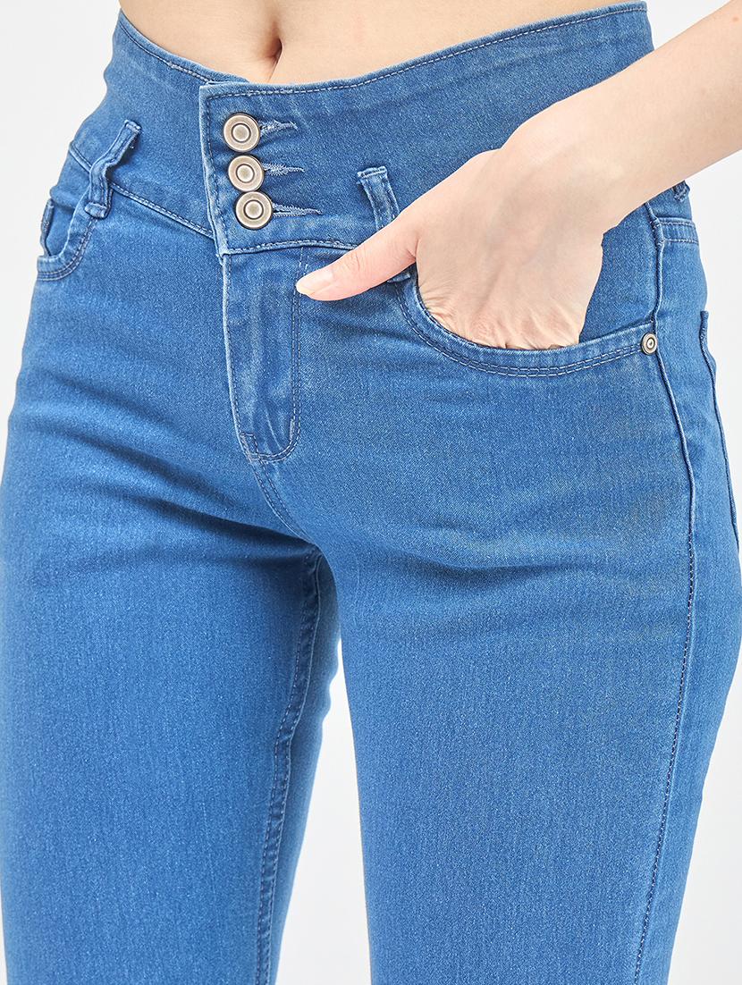 women solid mid rise bootcut jean - 21338083 - Zoom Image - 4
