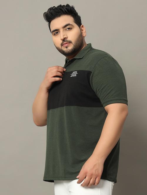 men plus size polo t-shirt - 21338243 - Very Small Image - 1