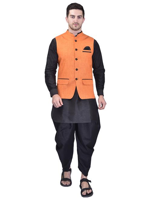 mens dhoti kurta ethnic wear set - 21340627 - Very Small Image - 1