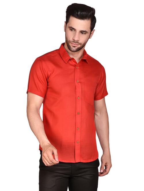 men solid casual shirt - 21340794 - Very Small Image - 1