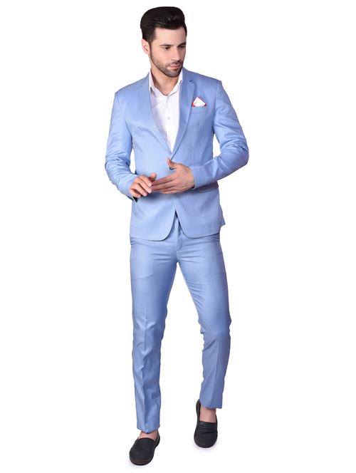 men solids single breasted casual blazer - 21340820 - Very Small Image - 1