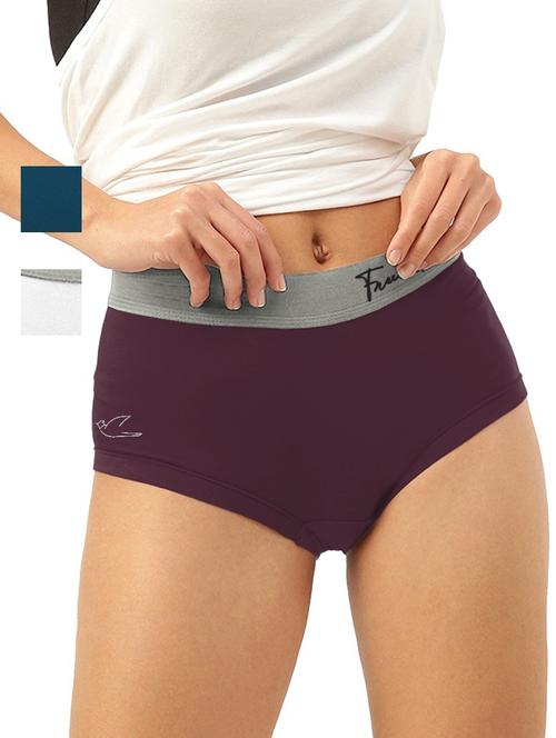 women's solid panty combo - 21343160 - Very Small Image - 1