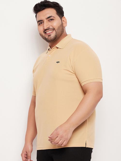 men polo neck solid t-shirt - 21343916 - Very Small Image - 1