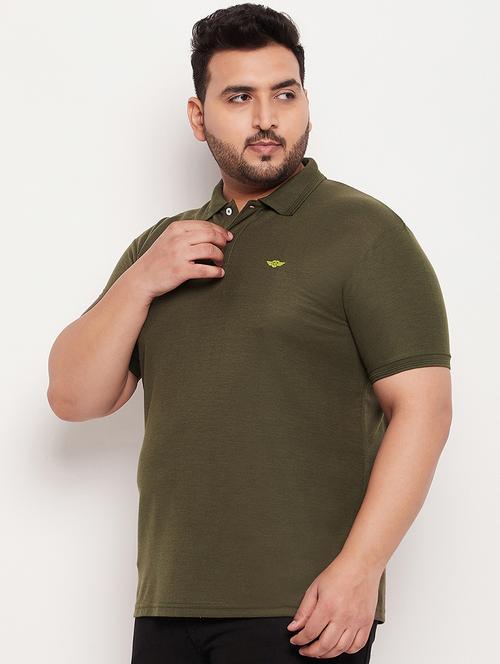 men polo neck solid t-shirt - 21343922 - Very Small Image - 1