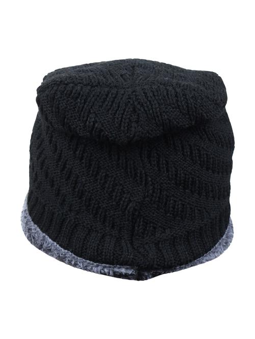 men acylic beanies winter cap - 21346505 - Very Small Image - 1
