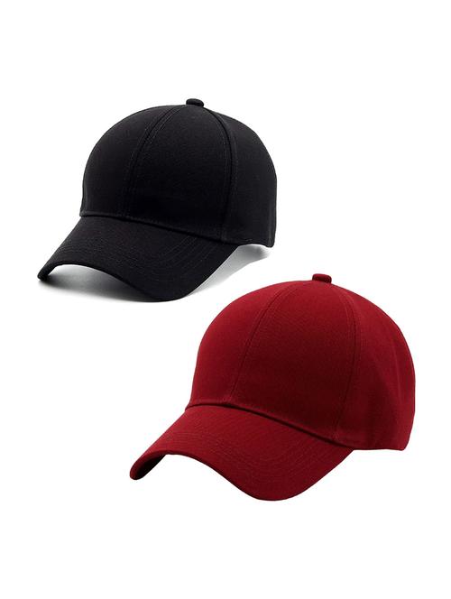 men's pack of 2 solid caps  - 21346535 - Very Small Image - 1