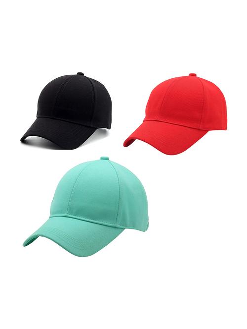 men's pack of 3 solid caps  - 21346548 - Very Small Image - 1