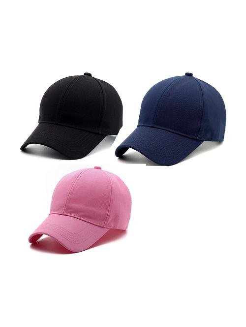 men's pack of 3 solid caps  - 21346564 - Very Small Image - 1