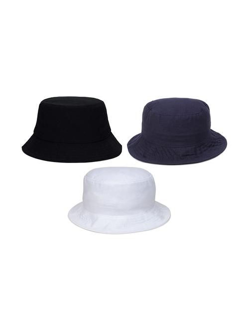 women's pack of 3 solid hats - 21346855 - Very Small Image - 1