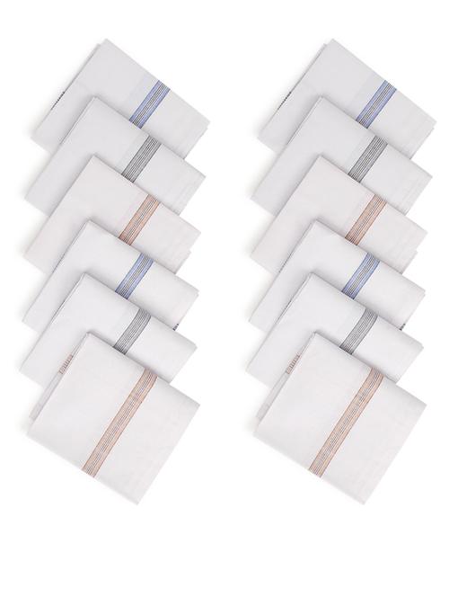 pack of 12 cotton handkerchief - 21346948 - Very Small Image - 1