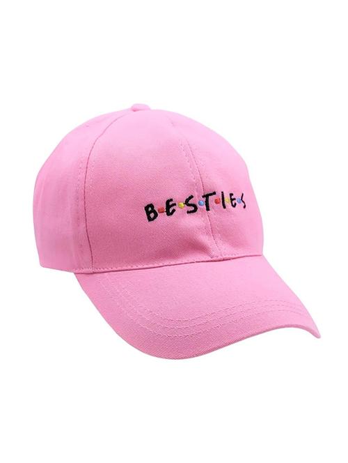 pink cotton blend cap - 21347076 - Very Small Image - 1